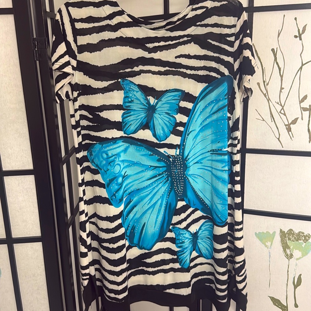 Silky Butterfly Lightweight Dress